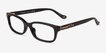 Coach HC6233U Black AcetateEyeglass Frames from EyeBuyDirect, Angle View