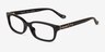 Coach HC6233U Noir AcétateMontures de lunettes de vue d'EyeBuyDirect, Vue d'Angle