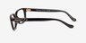 Coach HC6233U Noir AcétateMontures de lunettes de vue d'EyeBuyDirect, Vue de Côté