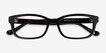 Coach HC6233U Black AcetateEyeglass Frames from EyeBuyDirect, Closed View