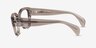 Ray-Ban RB7681V Jorge Transparent Gray AcétateMontures de lunettes de vue d'EyeBuyDirect, Vue de Côté