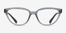 Vogue Eyewear VO5517B Transparent Azure PlastiqueMontures de lunettes de vue d'EyeBuyDirect, Vue de Face
