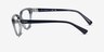 Vogue Eyewear VO5517B Transparent Azure PlastiqueMontures de lunettes de vue d'EyeBuyDirect, Vue de Côté