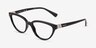 Vogue Eyewear VO5517B Noir PlastiqueMontures de lunettes de vue d'EyeBuyDirect, Vue d'Angle