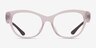 Vogue Eyewear VO5527F Opal Pink AcétateMontures de lunettes de vue d'EyeBuyDirect, Vue de Face