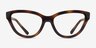 Vogue Eyewear VO5610B Dark Havana PlasticEyeglass Frames from EyeBuyDirect, Front View
