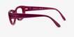 Vogue Eyewear VO5610B Transparent Fuchsia PlasticEyeglass Frames from EyeBuyDirect, Side View