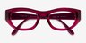 Vogue Eyewear VO5610B Transparent Fuchsia PlastiqueMontures de lunettes de vue d'EyeBuyDirect, Vue Rapprochée