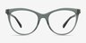 Swarovski SK2064 Transparent Green AcetateEyeglass Frames from EyeBuyDirect, Front View