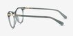 Swarovski SK2064 Transparent Green AcetateEyeglass Frames from EyeBuyDirect, Side View