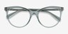 Swarovski SK2064 Transparent Green AcetateEyeglass Frames from EyeBuyDirect, Closed View
