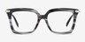 Michael Kors MK4191BU Exumas Black Horn AcetateEyeglass Frames from EyeBuyDirect, Front View