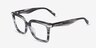 Michael Kors MK4191BU Exumas Black Horn AcetateEyeglass Frames from EyeBuyDirect, Angle View