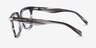 Michael Kors MK4191BU Exumas Black Horn AcetateEyeglass Frames from EyeBuyDirect, Side View