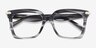 Michael Kors MK4191BU Exumas Black Horn AcetateEyeglass Frames from EyeBuyDirect, Closed View