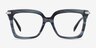Michael Kors MK4191BU Exumas Denim Horn AcetateEyeglass Frames from EyeBuyDirect, Front View