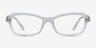 Michael Kors MK4182U Hakone Clear AcetateEyeglass Frames from EyeBuyDirect, Front View