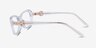 Michael Kors MK4182U Hakone Clear AcetateEyeglass Frames from EyeBuyDirect, Side View