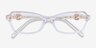Michael Kors MK4182U Hakone Clear AcetateEyeglass Frames from EyeBuyDirect, Closed View