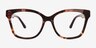 Michael Kors MK4203U Topanga Rose Transparent AcetateEyeglass Frames d'EyeBuyDirect, Vue de Face