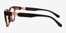 Michael Kors MK4203U Topanga Rose Transparent AcetateEyeglass Frames d'EyeBuyDirect, Vue de Côté