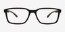 ARNETTE AN7293 Recycled Black Matte Inside Outside Alternative MaterialsEyeglass Frames d'EyeBuyDirect, Vue de Face