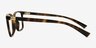 Armani Exchange AX3146U Shiny Havana PlastiqueMontures de lunettes de vue d'EyeBuyDirect, Vue de Côté