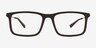 Armani Exchange AX3148U Matte Brown MétalMontures de lunettes de vue d'EyeBuyDirect, Vue de Face