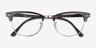 Ray-Ban RB5154 Clubmaster Dark Havana AcetateEyeglass Frames from EyeBuyDirect, Closed View