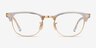 Ray-Ban RB5154 Clubmaster Transparent AcetateEyeglass Frames from EyeBuyDirect, Front View