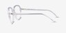 Ray-Ban RB5456 Transparent AcetateEyeglass Frames from EyeBuyDirect, Side View
