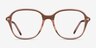 Ray-Ban RB5456 Transparent Brown AcétateMontures de lunettes de vue d'EyeBuyDirect, Vue de Face