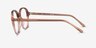 Ray-Ban RB5456 Transparent Brown AcétateMontures de lunettes de vue d'EyeBuyDirect, Vue de Côté