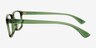 Armani Exchange AX3083U Shiny Transparent Green PlastiqueMontures de lunettes de vue d'EyeBuyDirect, Vue de Côté
