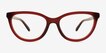 Coach HC6304U Transparent Dark Cherry Alternative MaterialsEyeglass Frames from EyeBuyDirect, Front View