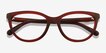 Coach HC6304U Transparent Dark Cherry Alternative MaterialsEyeglass Frames from EyeBuyDirect, Closed View