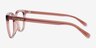 Coach HC6302U Transparent Smoke Pink Alternative MaterialsEyeglass Frames d'EyeBuyDirect, Vue de Côté