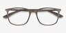 Ray-Ban RB7199 Matte Brown AcetateEyeglass Frames from EyeBuyDirect, Closed View