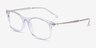 Ray-Ban RB7274 Transparent MetalEyeglass Frames d'EyeBuyDirect, Vue d'Angle