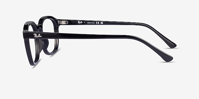 Ray-Ban RB5460 Black AcetateEyeglass Frames from EyeBuyDirect, Side View