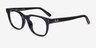 Ray-Ban RB5461D Black AcetateEyeglass Frames from EyeBuyDirect, Angle View