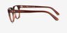 Ray-Ban RB5461D Transparent Brown AcetateEyeglass Frames d'EyeBuyDirect, Vue de Côté
