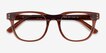Ray-Ban RB5461D Transparent Brown AcetateEyeglass Frames from EyeBuyDirect, Closed View
