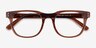 Ray-Ban RB5461D Transparent Brown AcetateEyeglass Frames d'EyeBuyDirect, Vue Rapprochée