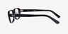 Ray-Ban RB5458D Black AcetateEyeglass Frames from EyeBuyDirect, Side View