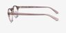 Ray-Ban RB5457D Transparent Light Brown AcetateEyeglass Frames d'EyeBuyDirect, Vue de Côté