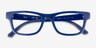 Ray-Ban RB1951 Blue PlasticEyeglass Frames d'EyeBuyDirect, Vue Rapprochée