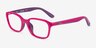 Ray-Ban RB1906 Fucsia Rubber Violet PlasticEyeglass Frames from EyeBuyDirect, Angle View