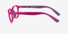 Ray-Ban RB1906 Fucsia Rubber Violet PlasticEyeglass Frames from EyeBuyDirect, Side View