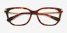 Coach HC6303U Walnut Tortoise MetalEyeglass Frames d'EyeBuyDirect, Vue Rapprochée